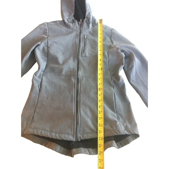 Mondetta Outdoor Project Women's Small Petite Jacket Lightweight Grey - Picture 10 of 11
